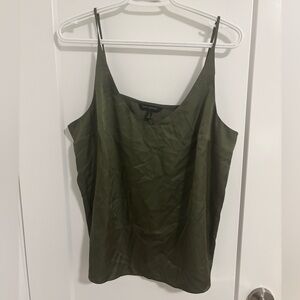 Banana Republic Dark Green Satin Camisole